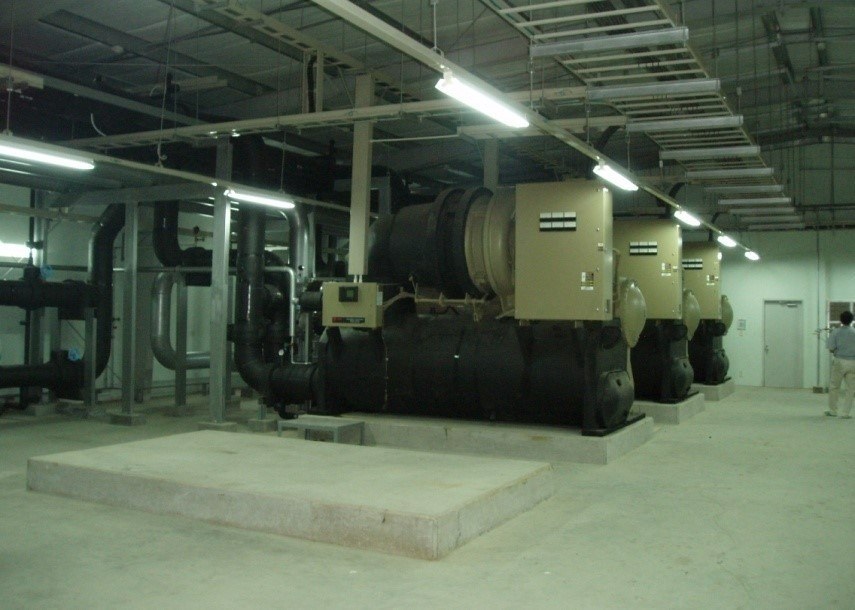 Chiller plant room
