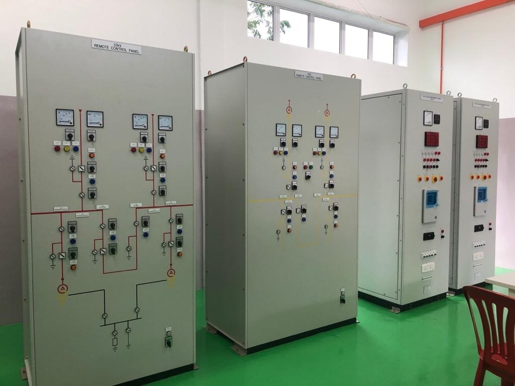 Remote control panel for HT equipment